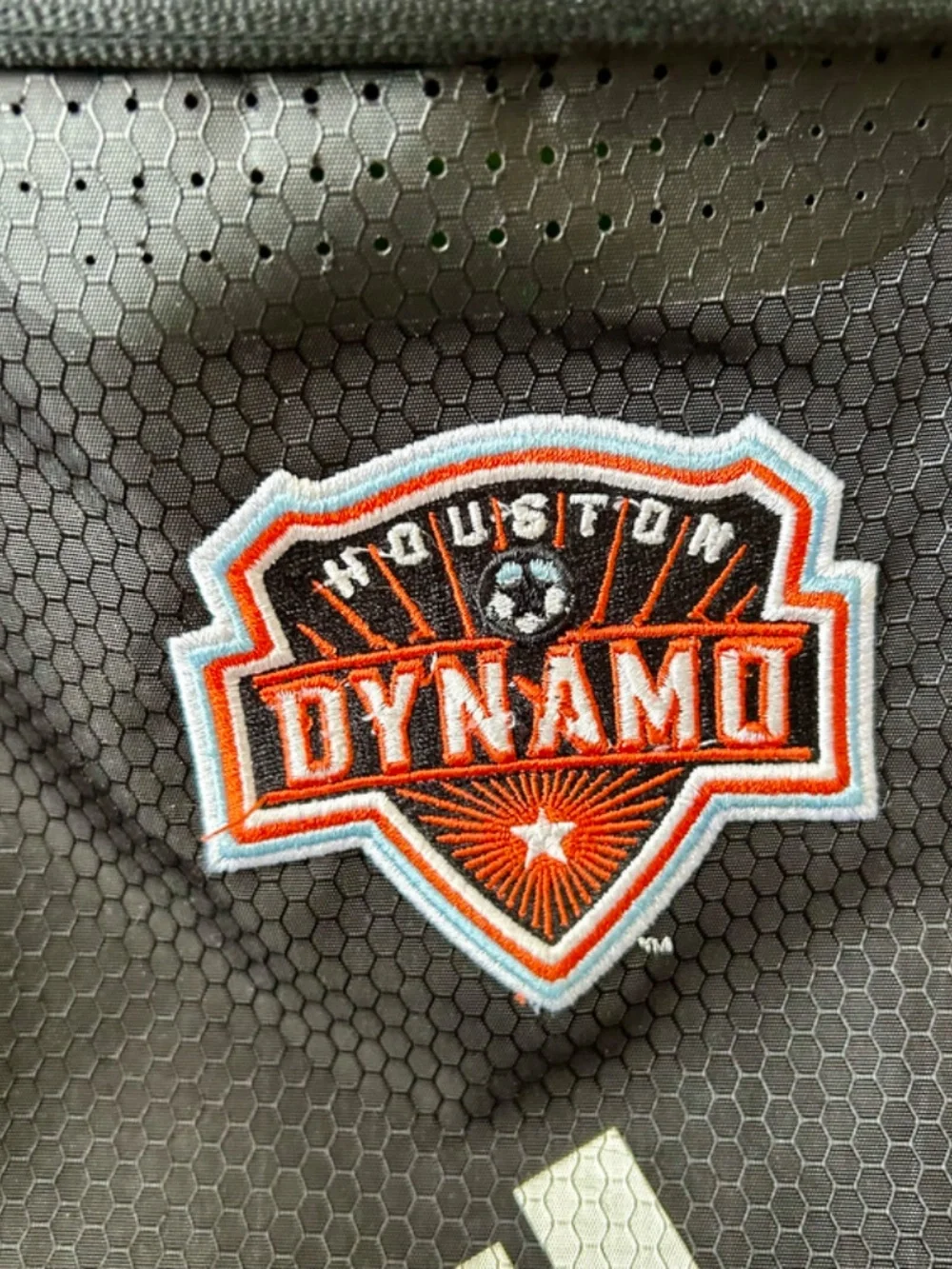 Houston Dynamo Backpack - Adidas - Shoe Pocket Ball Pocket Cup Holder Mesh Nylon